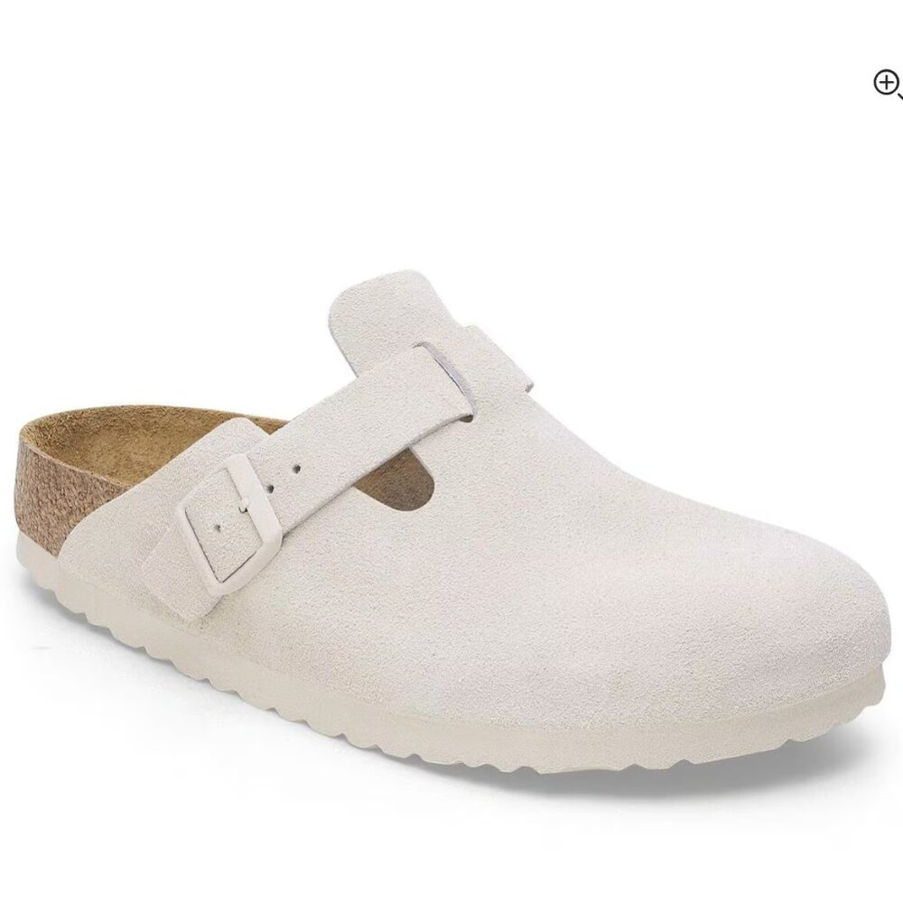 Birkenstock Boston Clogs Antique White Women's 11 42 NWT